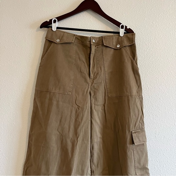 NWOT Staud Women's Brayden Wide Leg Jean Pant Rosemary Size 8 - Picture 7 of 15